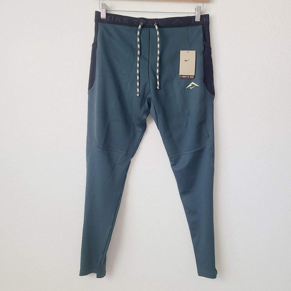 Nike Trail Lunar Ray Winterized Running Tights FB8599-328 Size L Deep Jungle